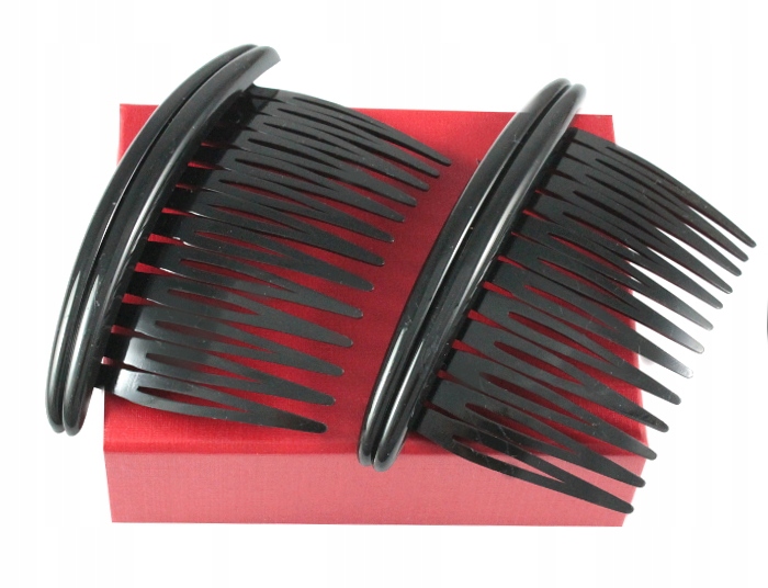 

Grzebień Wsuwka Czarny Klasyczny 8,5 cm 2 Sztuki