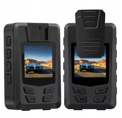 Profesjonalna Mini Kamera Policyjna Osobisty Monitoring Full Hd 1080P