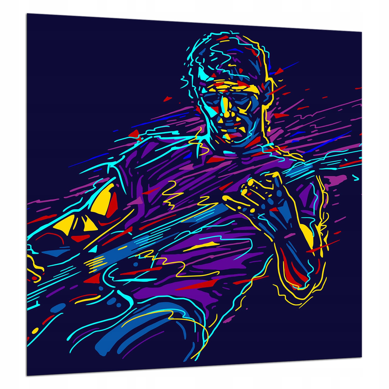 Ochranný Skleněný Panel Do Kuchyně 60x65 Hudba Lacobel 7v1