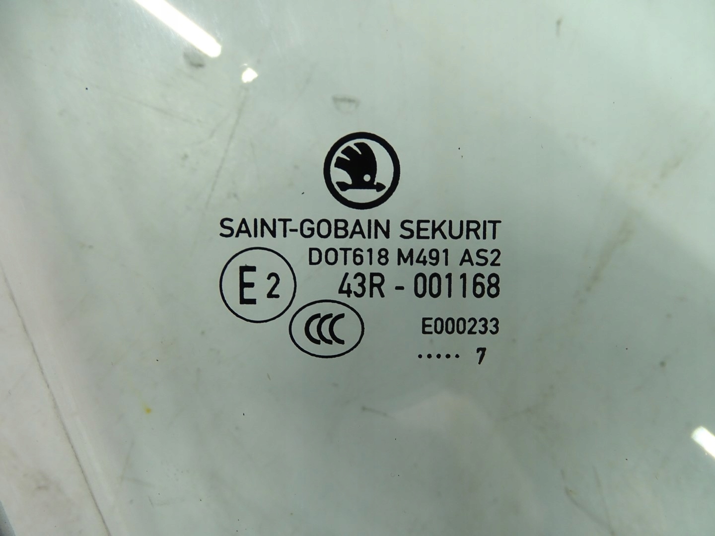 window door right front right front SKODA SUPERB III 3V0845202 AS2 2017