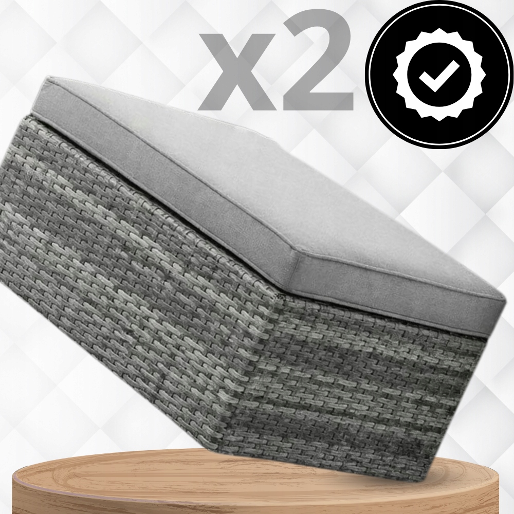 ZESTAW Mebli OGRODOWYCH Narożnik MODUŁOWY Fotel Stolik Podnóżek Rattan Producent MatMay