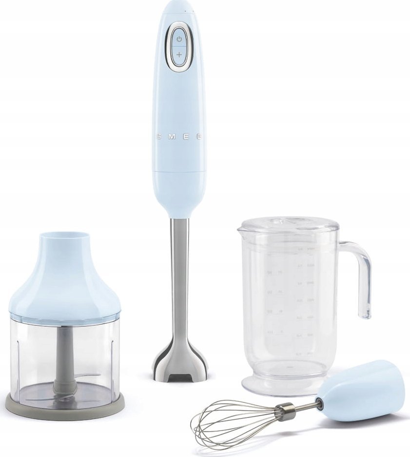Blender Smeg Blender ręczny z akc. HBF03PBEU niebieski