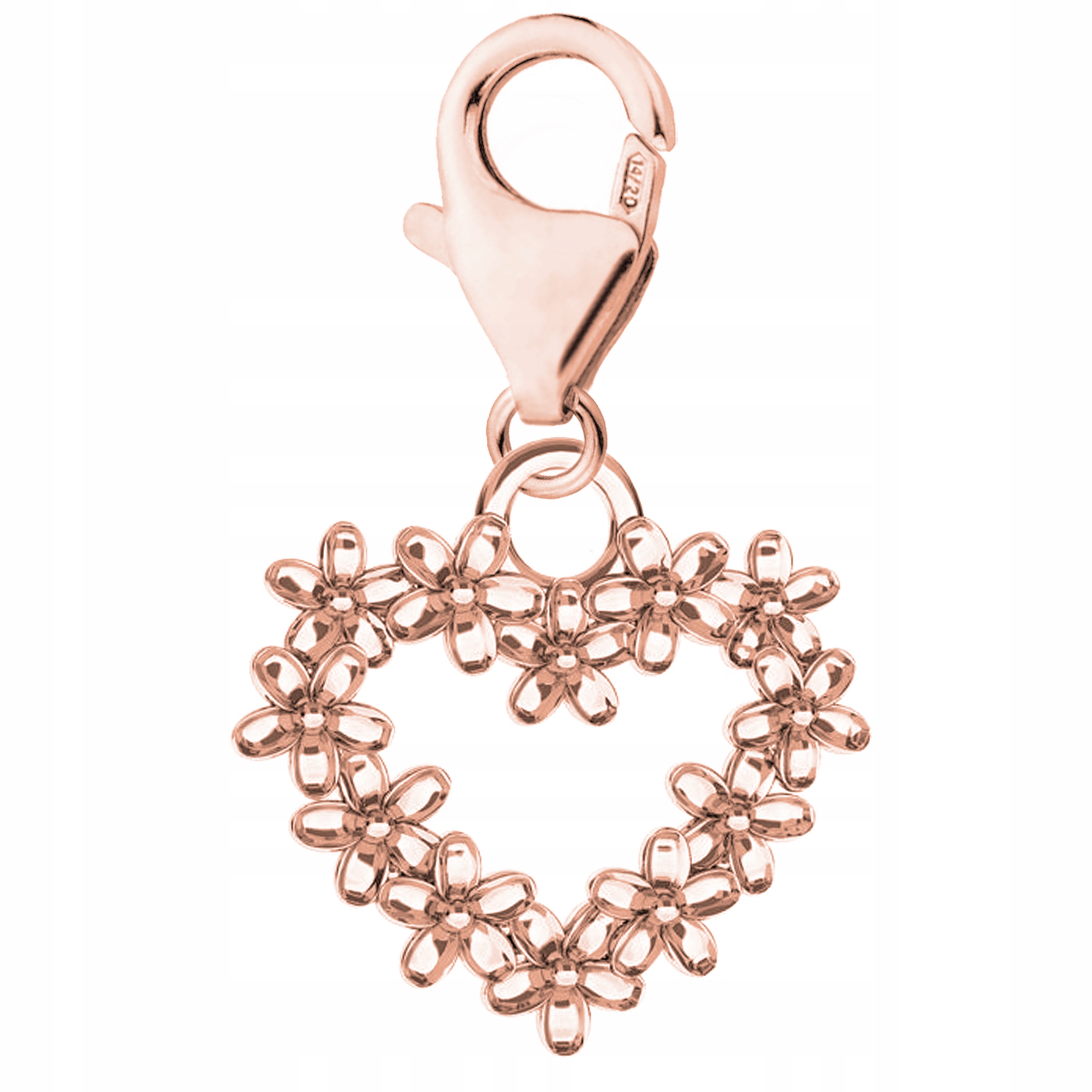 Přívěsek Pozlacené srdce Srdíčko Láska Srdce Miluji tě Stříbro 925