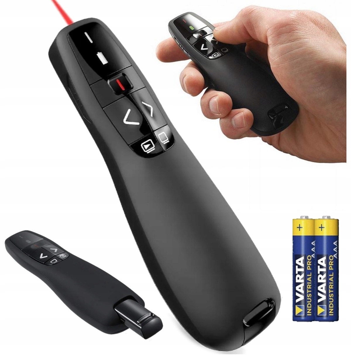 

Prezenter wskaźnik laserowy pilot Pointer 12m Usb