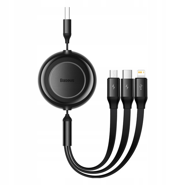 

Baseus Kabel 3W1 Usb Micro Lightning Usb-c 3.5A