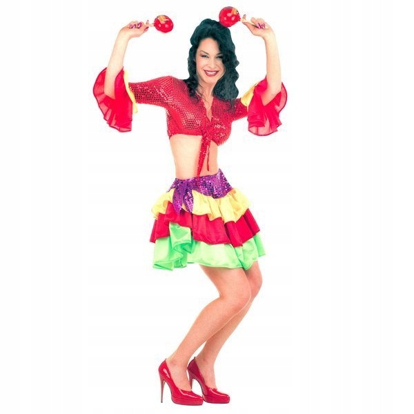 Kostým Brazilské Tanečnice Tancedrka Showgirl Danserka Karneval L