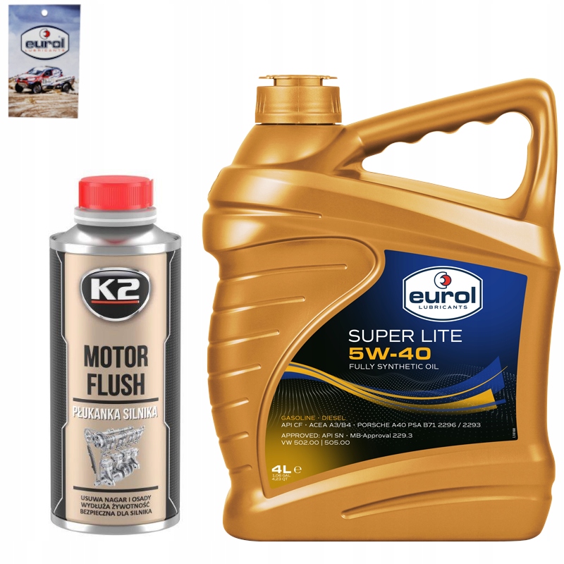 Olej syntetyczny Eurol 5W40 Lite 4L
