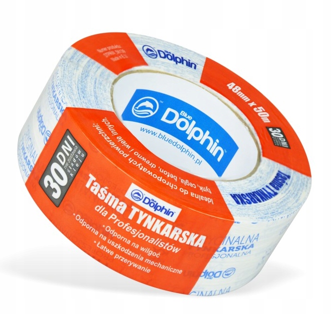 

Taśma Tynkarska Blue Dolphin Tapes 48mm50mb 30 Dni
