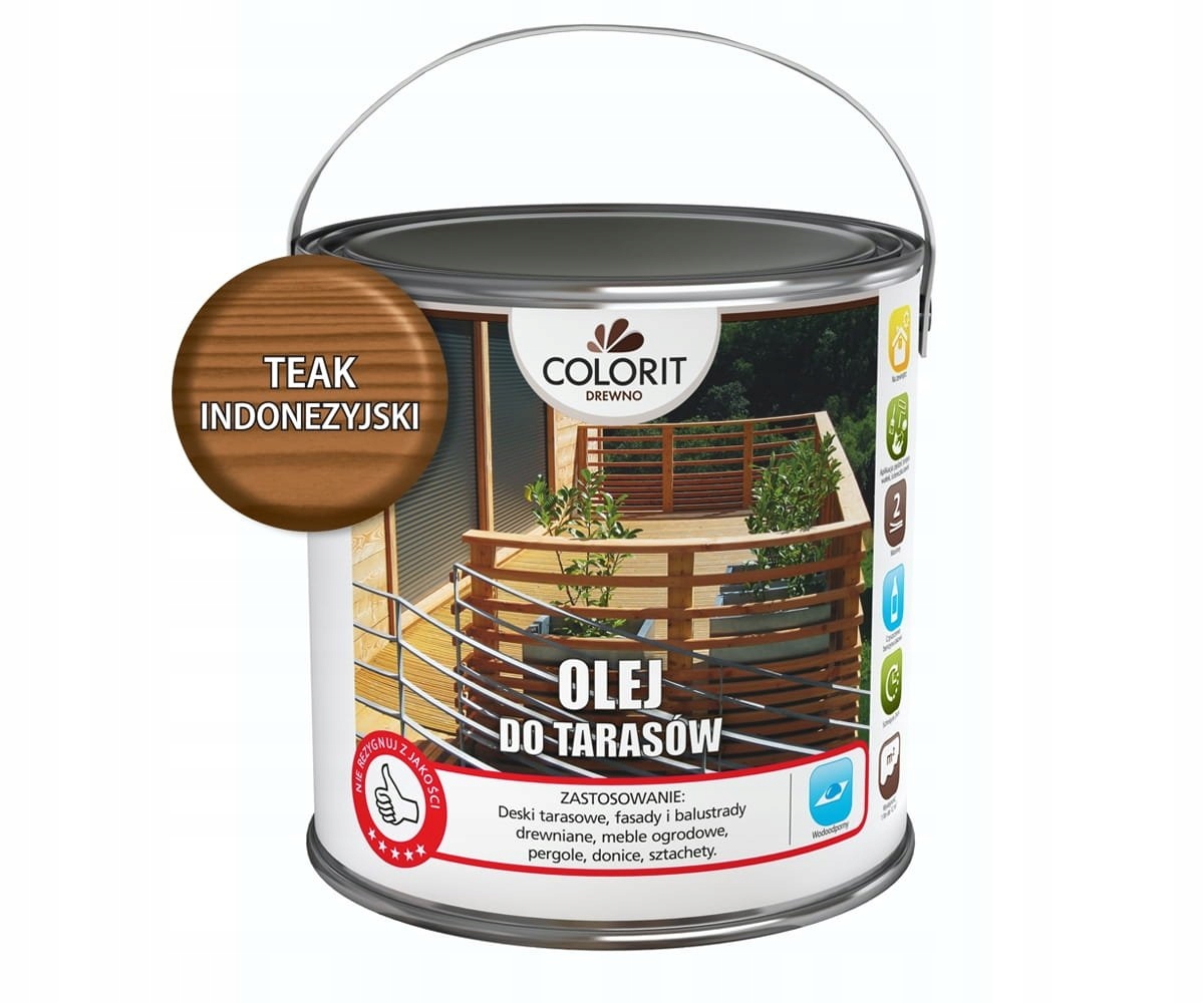 

Colorit Olej Do Drewna Tarasów 2,5L Teak
