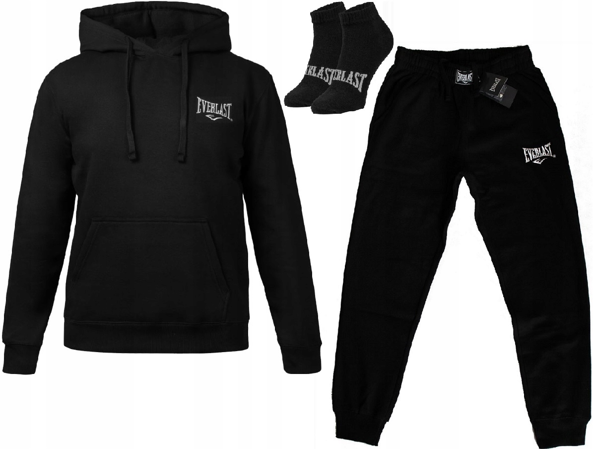 Dres Everlast komplet dresowy Bluza Spodnie Bawełniany Męski rozmiar XL