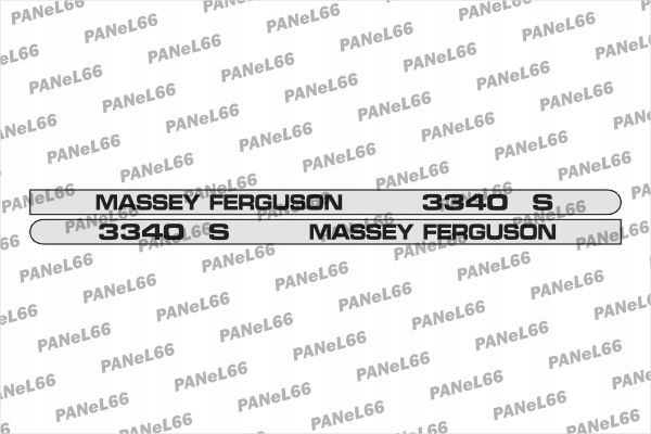 MF3340s - НАБОР НАКЛЕЕК MASSEY FERGUSON 3340 S