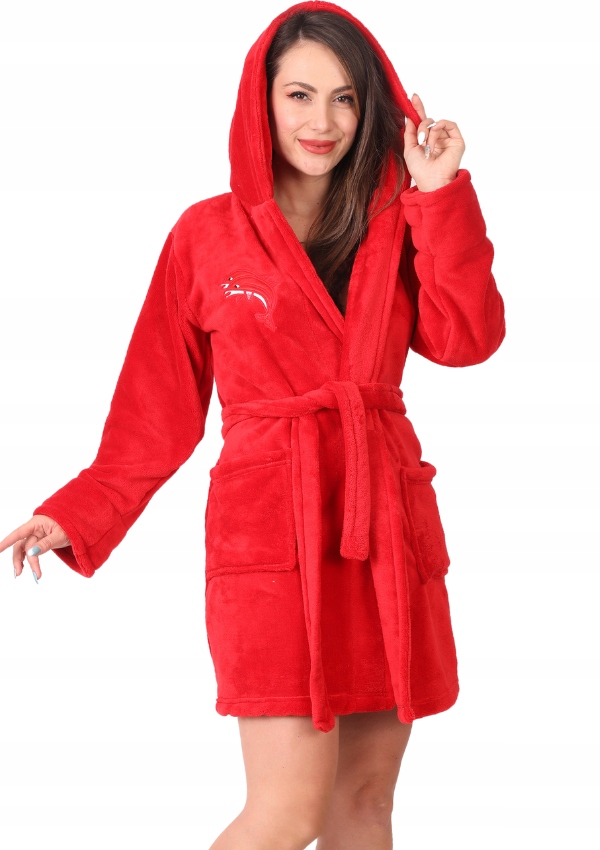 

Szlafrok damski Softowy miękki WildLove L 40 42