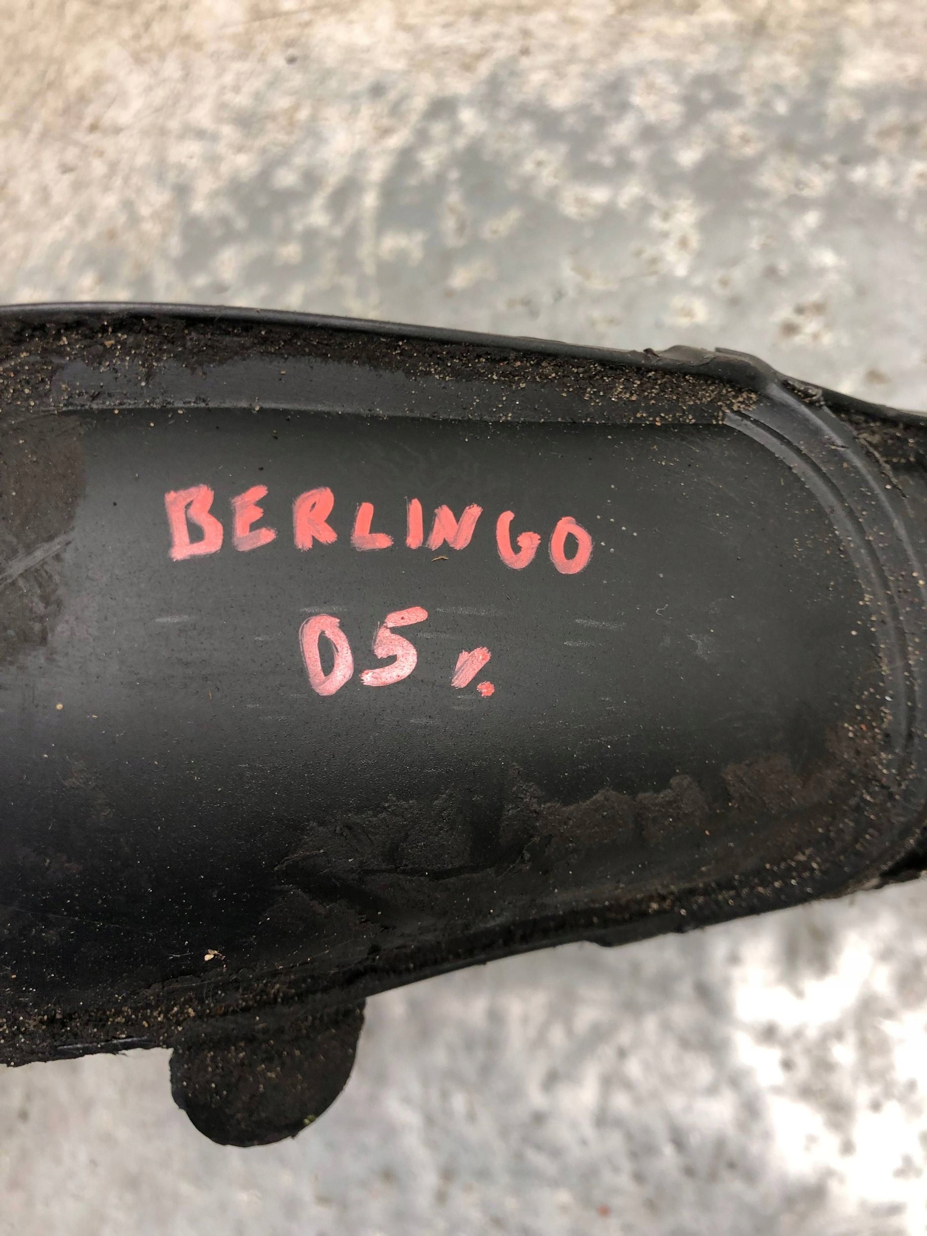 pipe air hose CITROEN BERLINGO 9637306580C