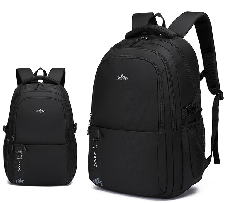 PLECAK SZKOLNY MŁODZIEŻOWY TORNISTER BLACK Materiał dominujący poliester