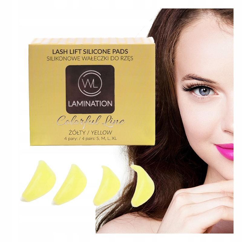 

Wałeczki do laminacji rzęs Color Line Żółte Wl