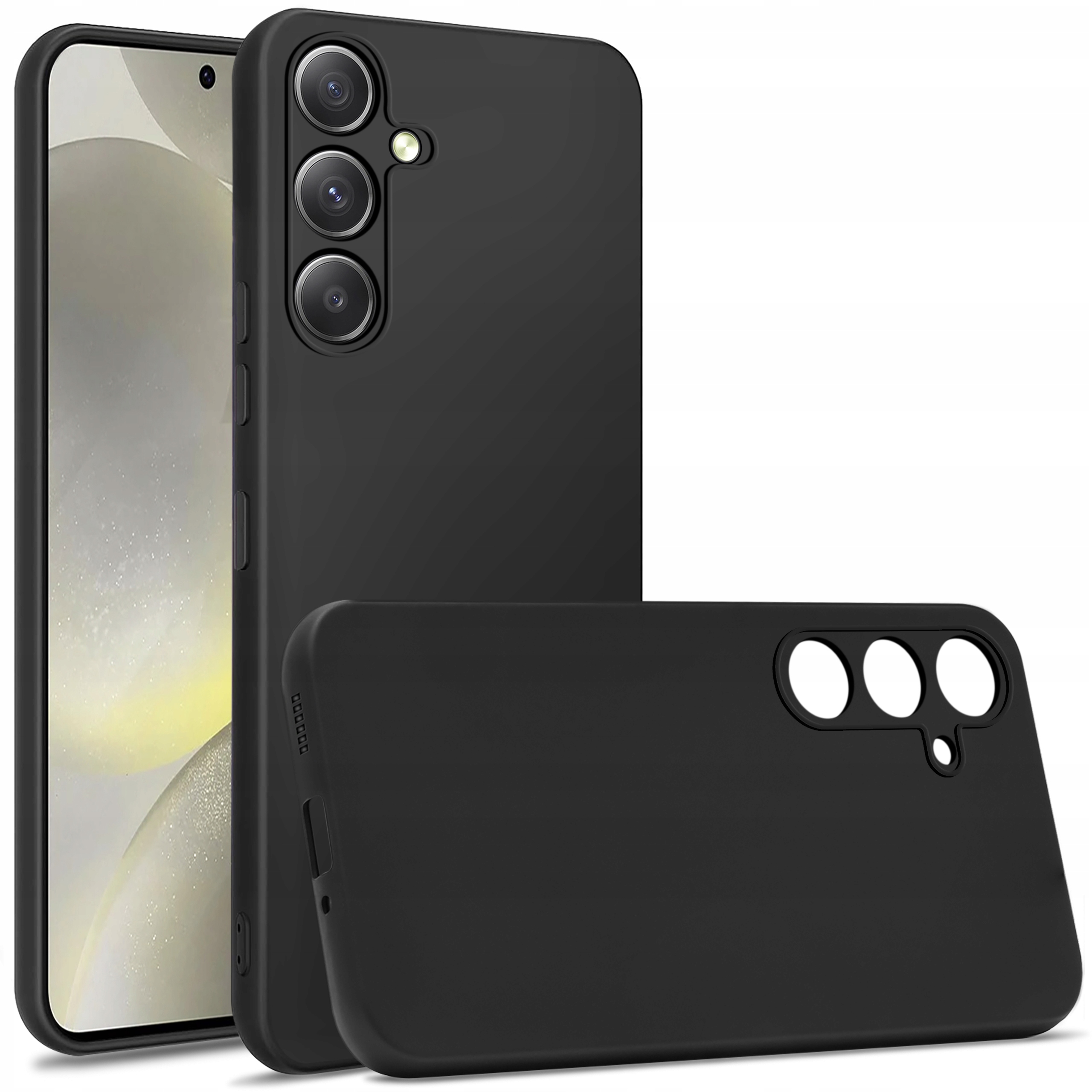 Etui do Samsung Galaxy S24+ Plus CASE MATT PLECKI MATOWE SOFT + SZKŁO 9H