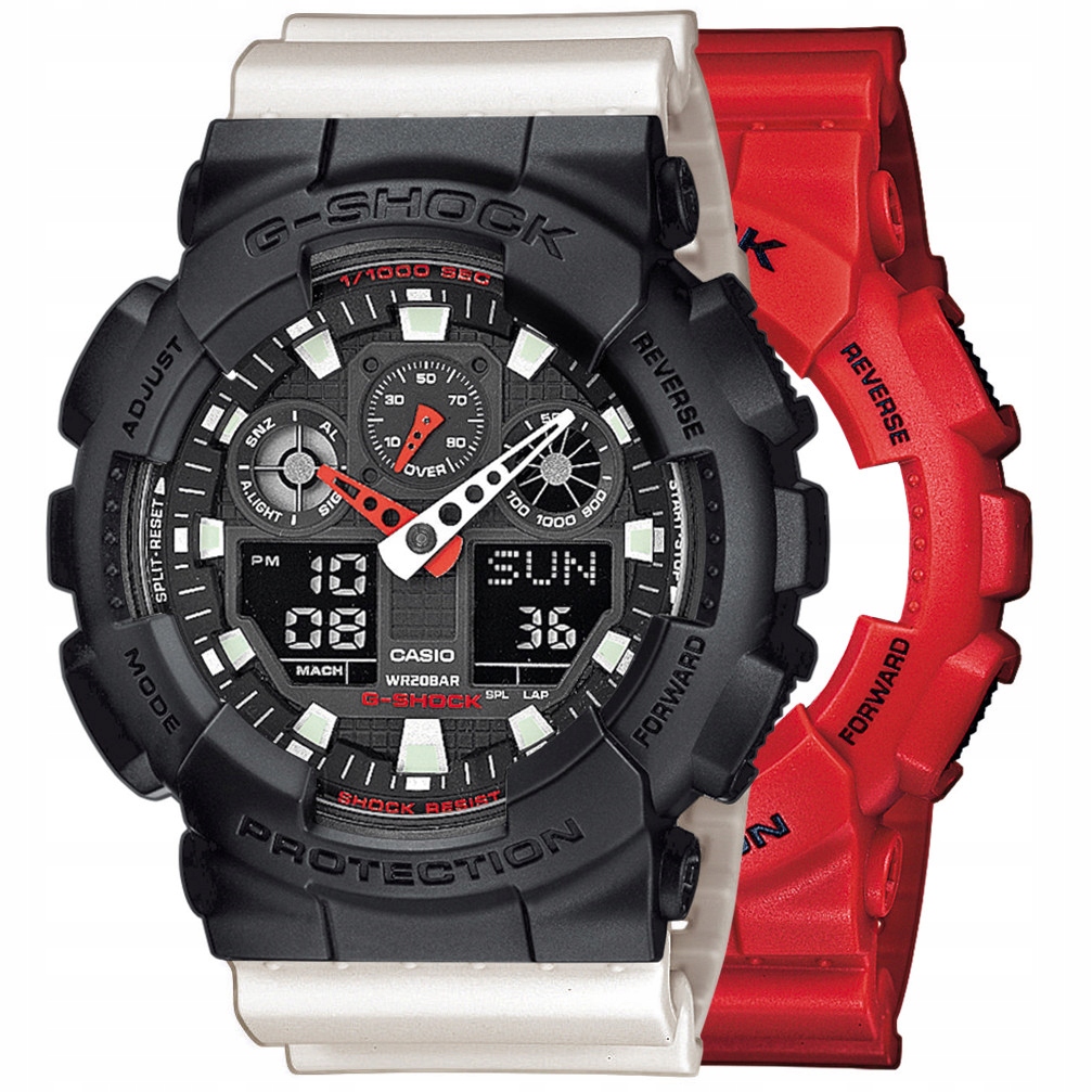 Hodinky Casio G-Shock Set GA-100B-4AER Bezel 10358741 Řemínek 10395227 20