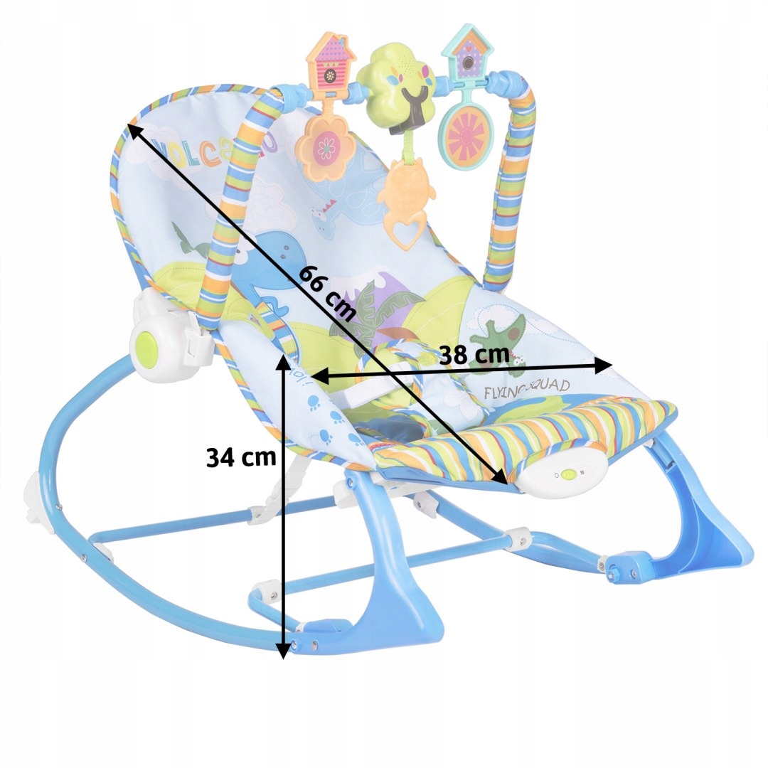 BUJACZEK LEŻACZEK 3w1 RICOKIDS 0+ WIBRACJE MUZYKA Rodzaj Leżaczek