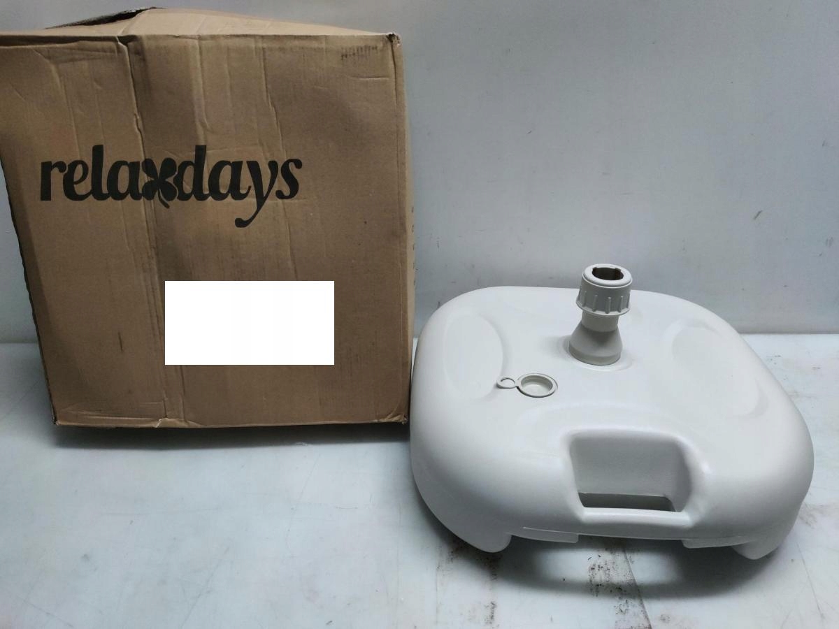 PODSTAWA POD PARASOL OGRODOWY BIAŁA Producent Relaxdays