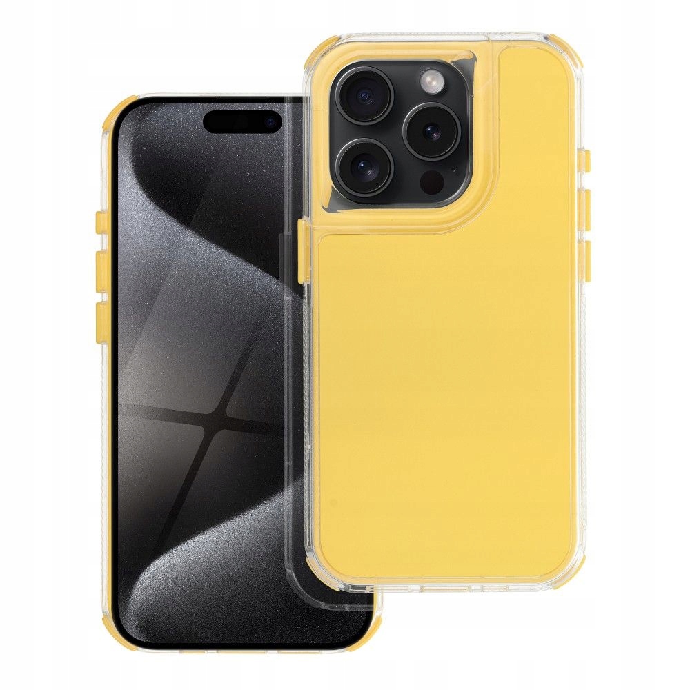 Futerał Matrix do Iphone 16 Pro żółty