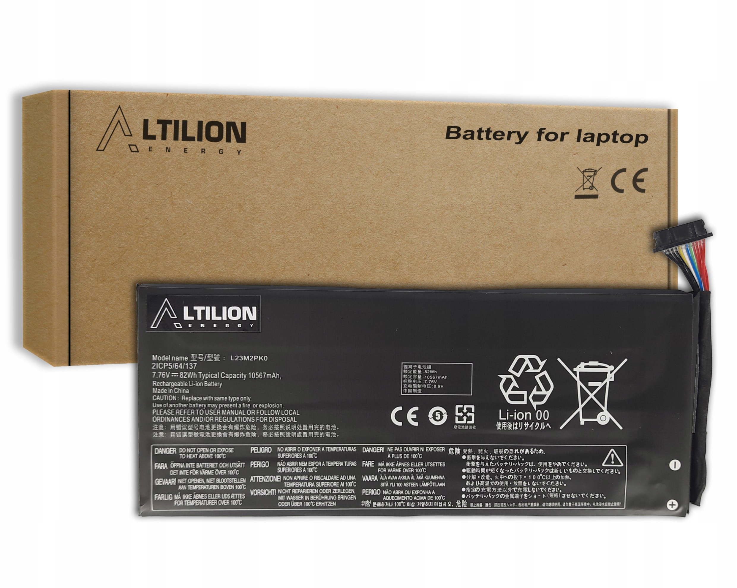Baterie Altilion Energy L23M2PK0 je kompatibilní s Lenovo