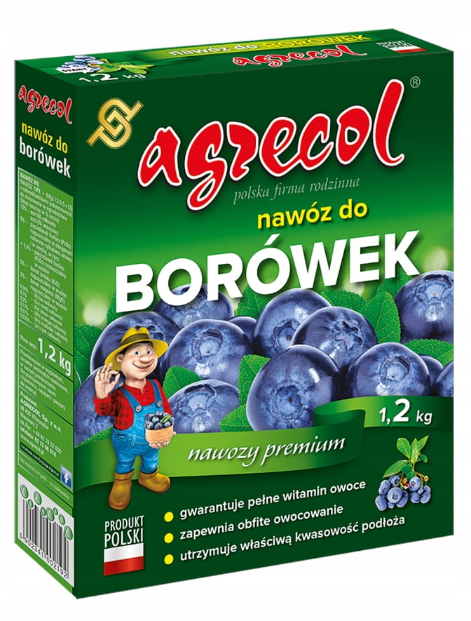 

Nawóz Do Borówek I Jagody 1,2KG Agrecol