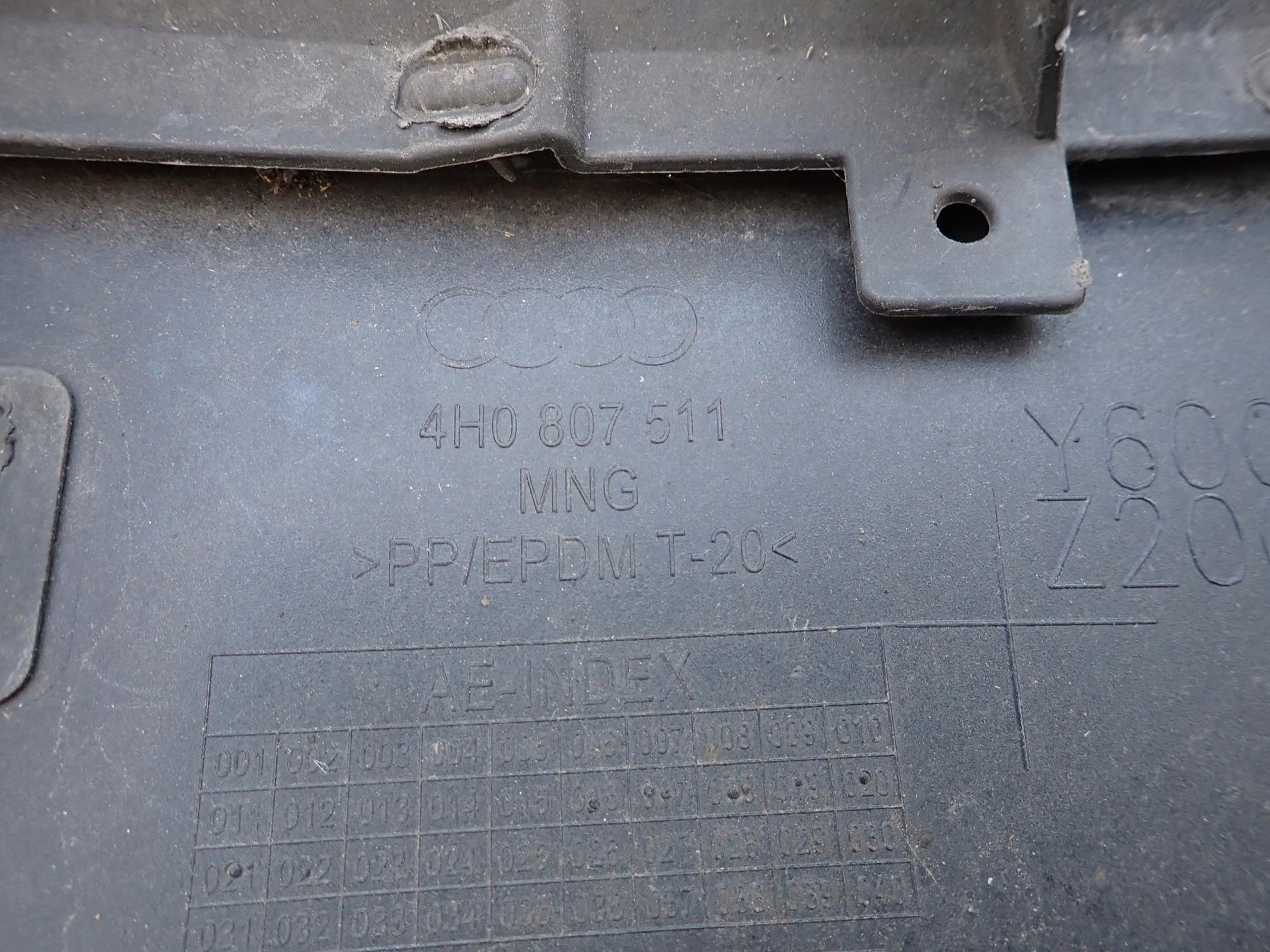 AUDI A8 D4 III 10-13 bumper rear part rear 4PDC