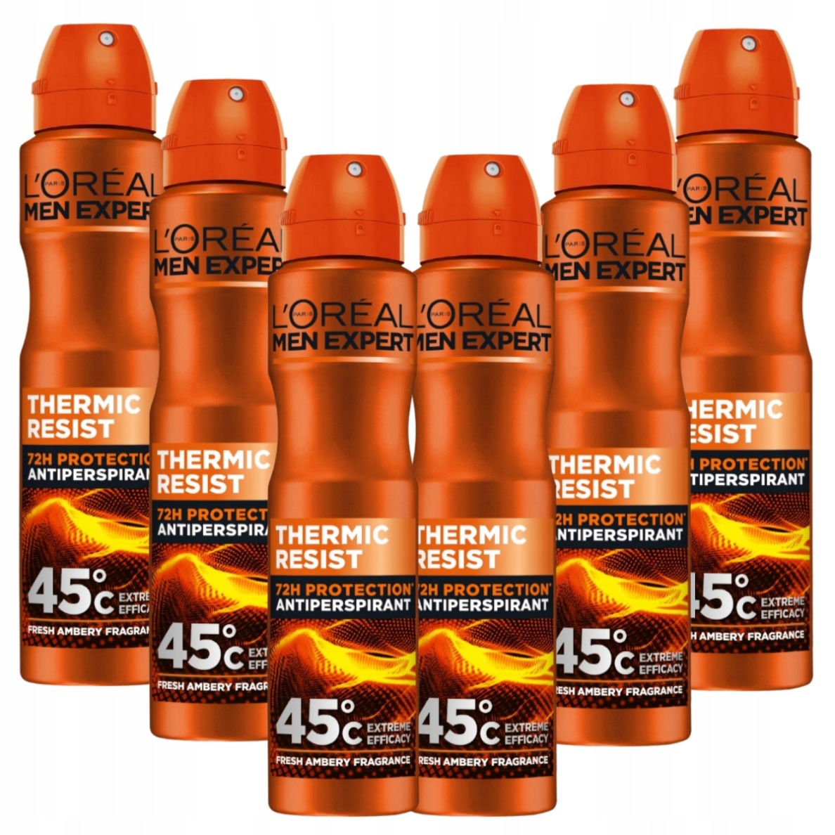 L'Oreal Men Expert Thermic Resist Antiperspirant sprej pro muže 6 x 250 ml