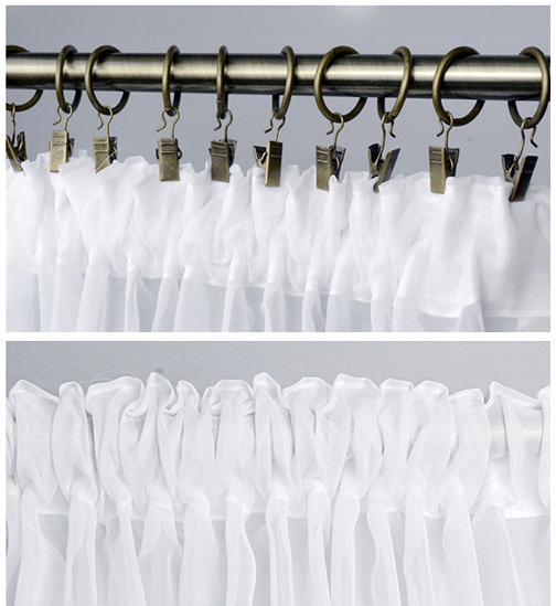 FIRANKA WOAL ZASŁONY TAŚMA ŻABKI TUNEL 550x250cm Materiał woal