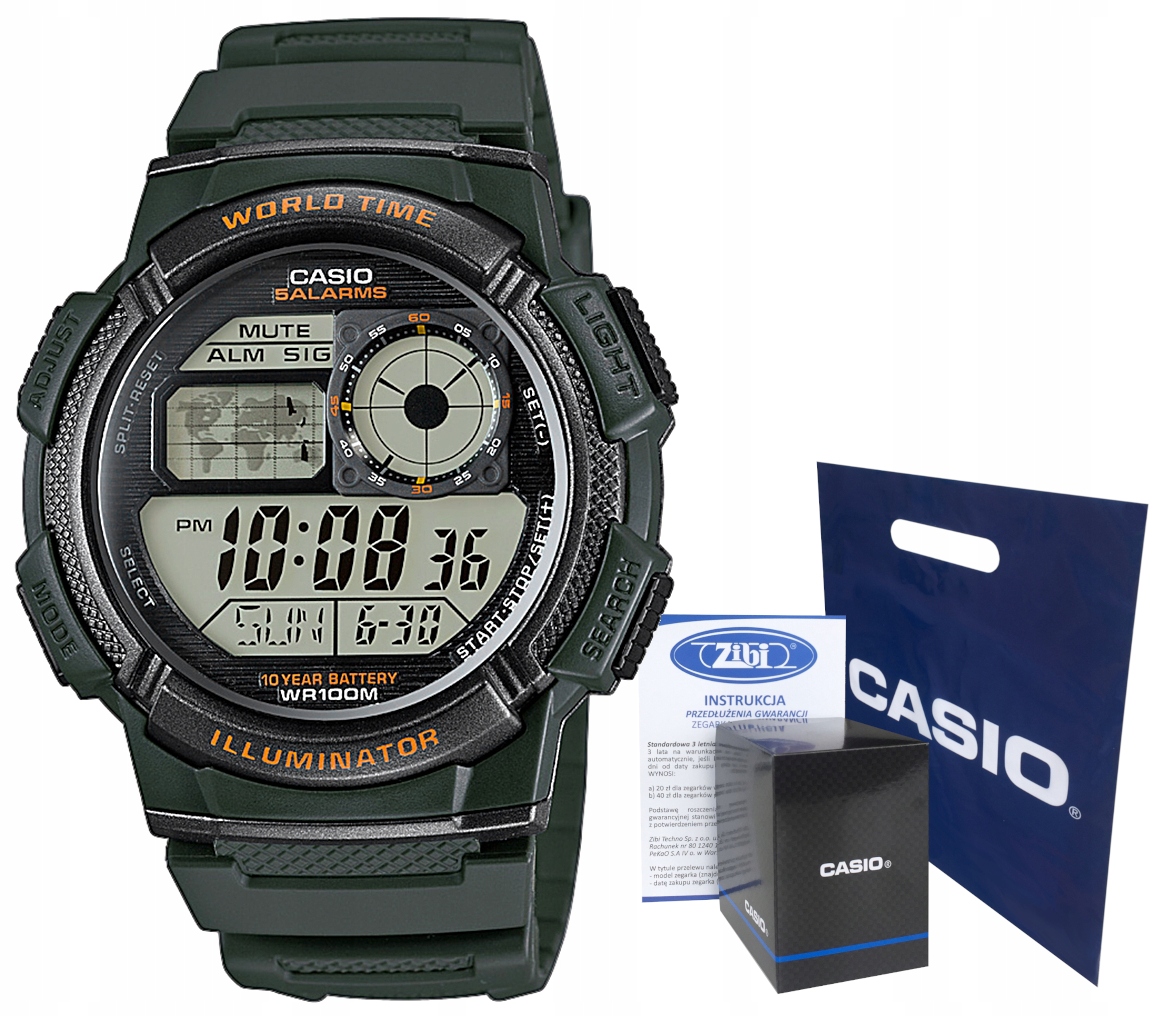 

Zegarek dziecięcy Casio AE-1000W-3AVEF hologram