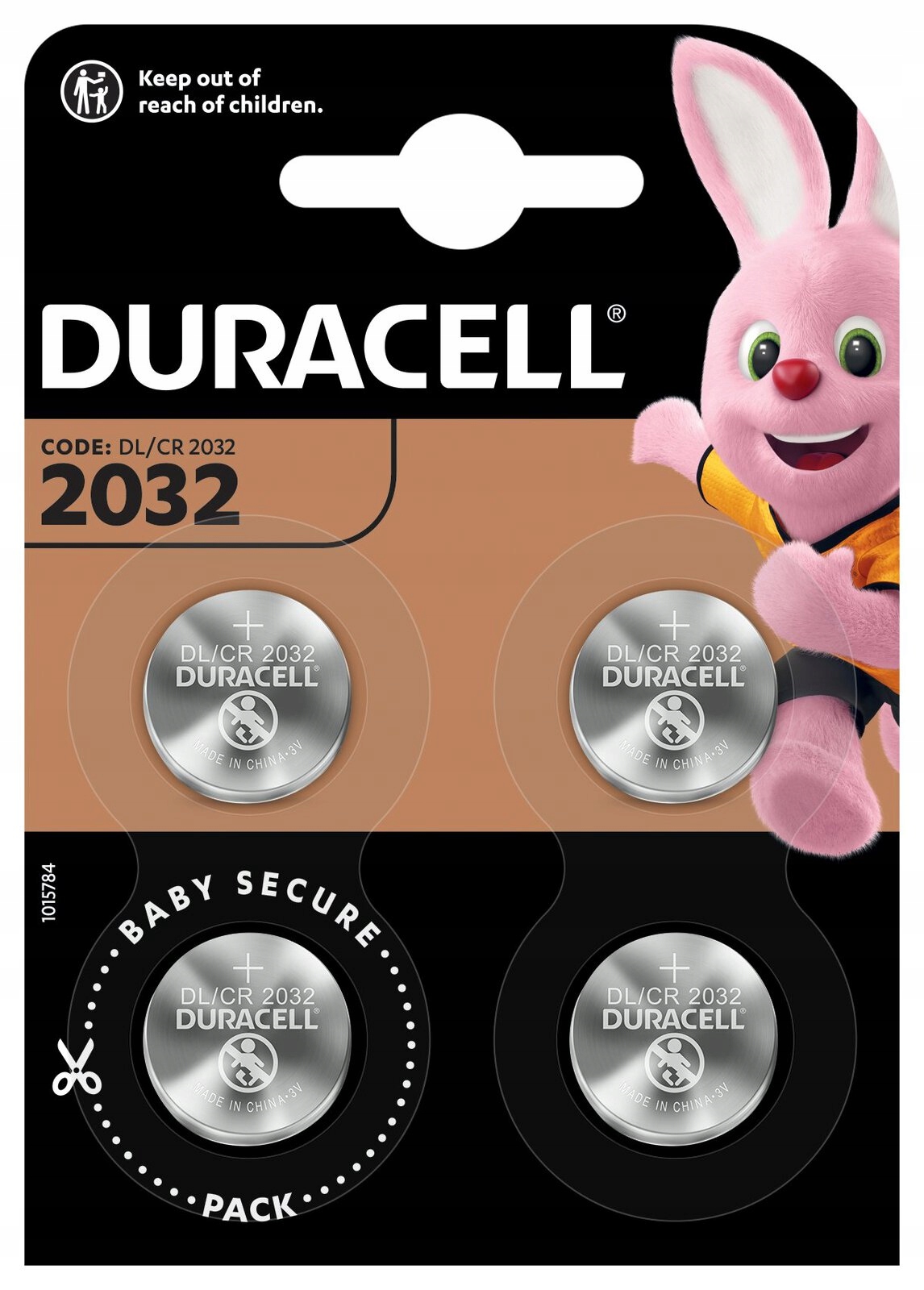 

4 x Duracell Baterie litowe BR2032 KCE2032 LM2032