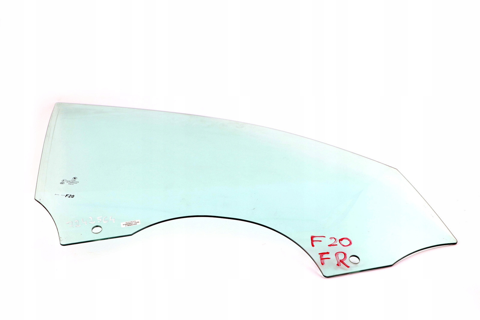 7242564 - BMW F20 стекло правой двери передняя правая AS2