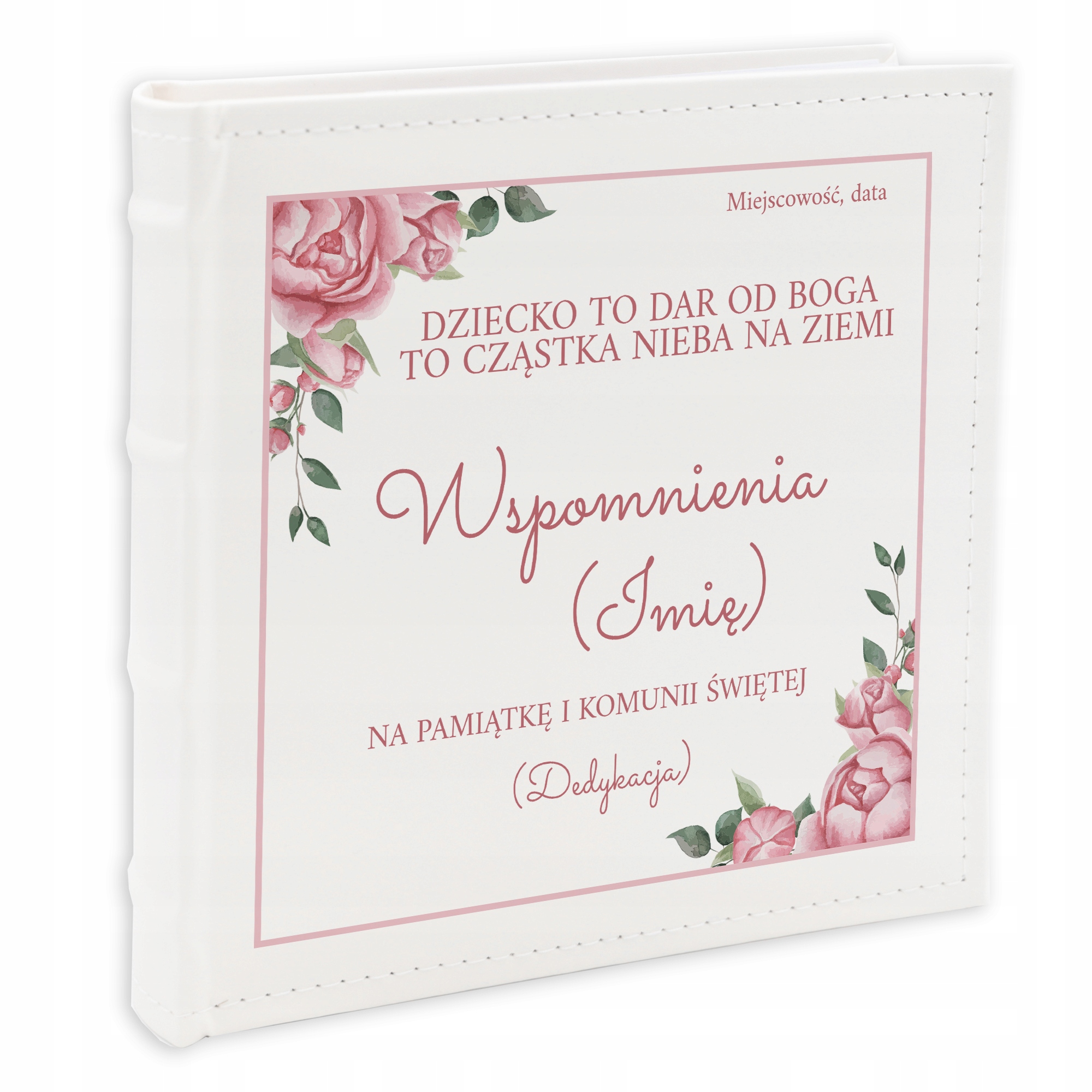 Album na fotografie 10x15 cm Vzpomínky První Svaté Přijímání Jméno Vlastní obálka