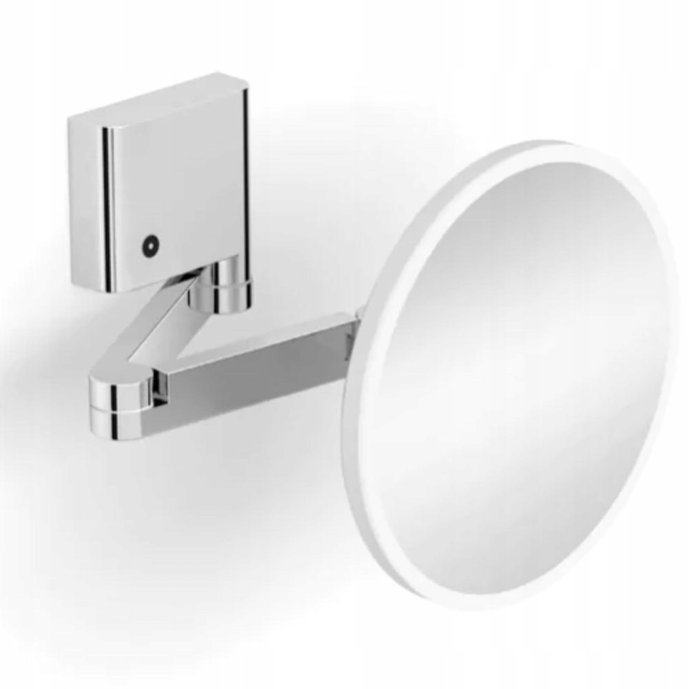 Kosmetické Led zrcadlo závěsné do koupelny, chrom