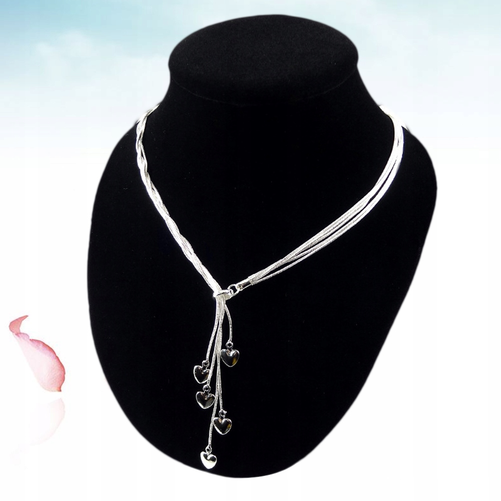 MAŁY NASZYJNIK MIŁOŚĆ PREMIUM MATERIAŁ BRZOSKWINIOWE SERCE Materiał inny materiał