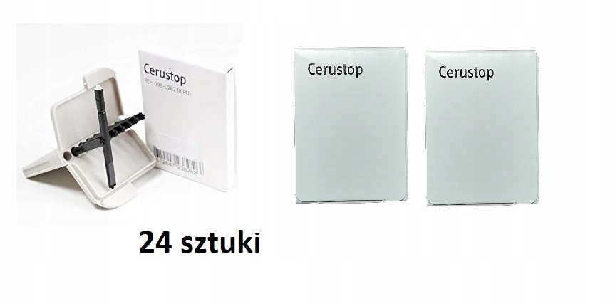 

Filtry Cerustop do aparatów słuchowych 24szt