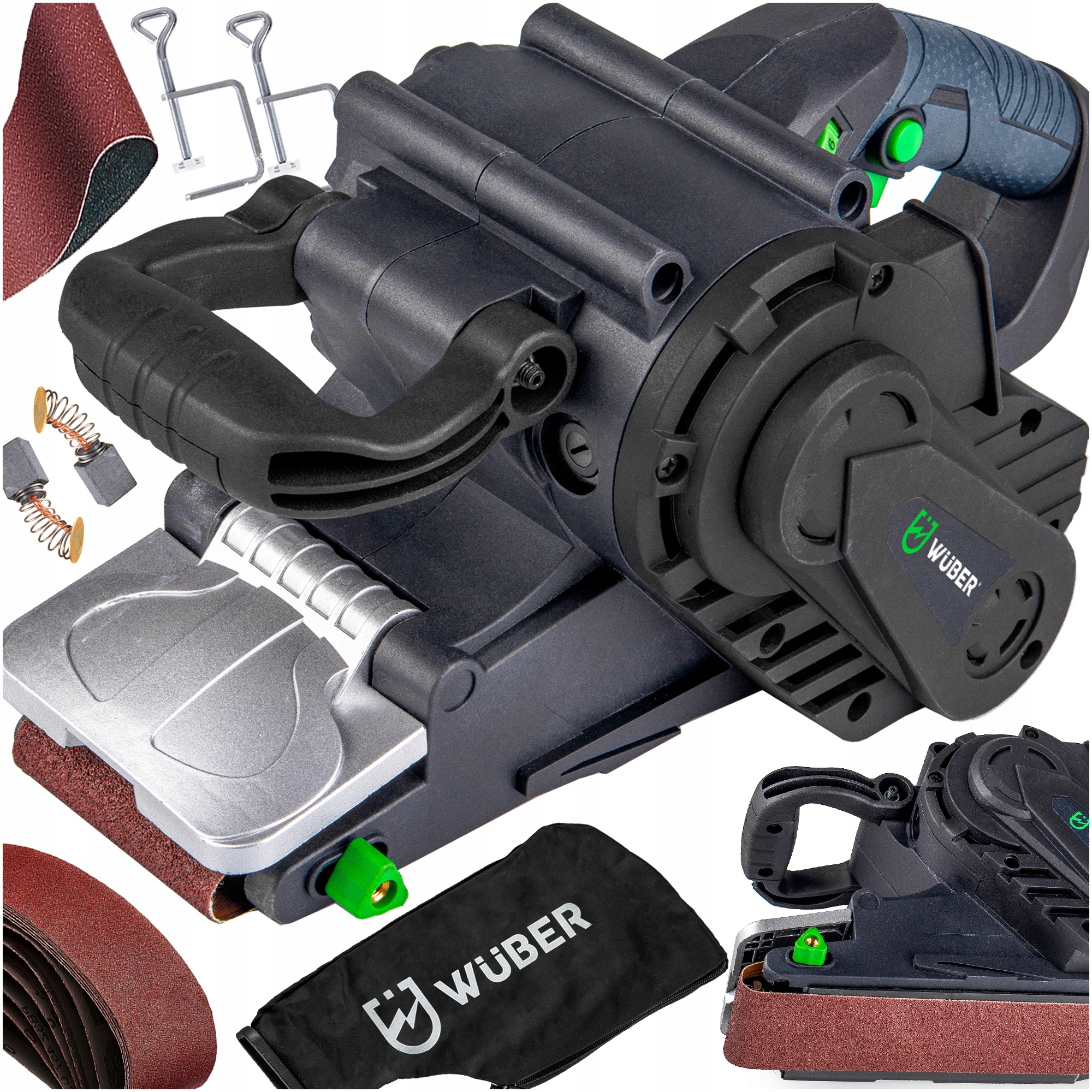 Multifunkční Výkonná Pásová Bruska Na Dřevo S Regulací 1900 W 230 V