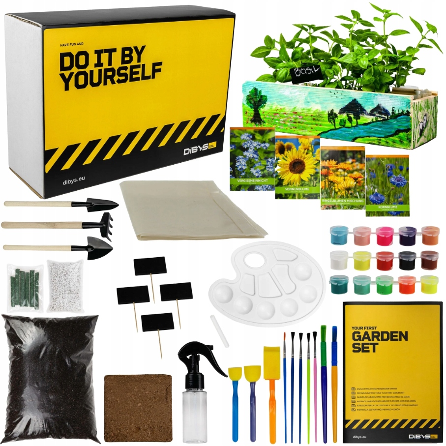 Набор для выращивания растений, мини-садовый садовый набор для детей, цветы