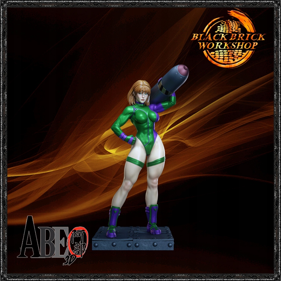 Caitlin Fairchild Unpainted Abe 3D 1/12 (150mm) Měřítko (sfw) 3D Tisk