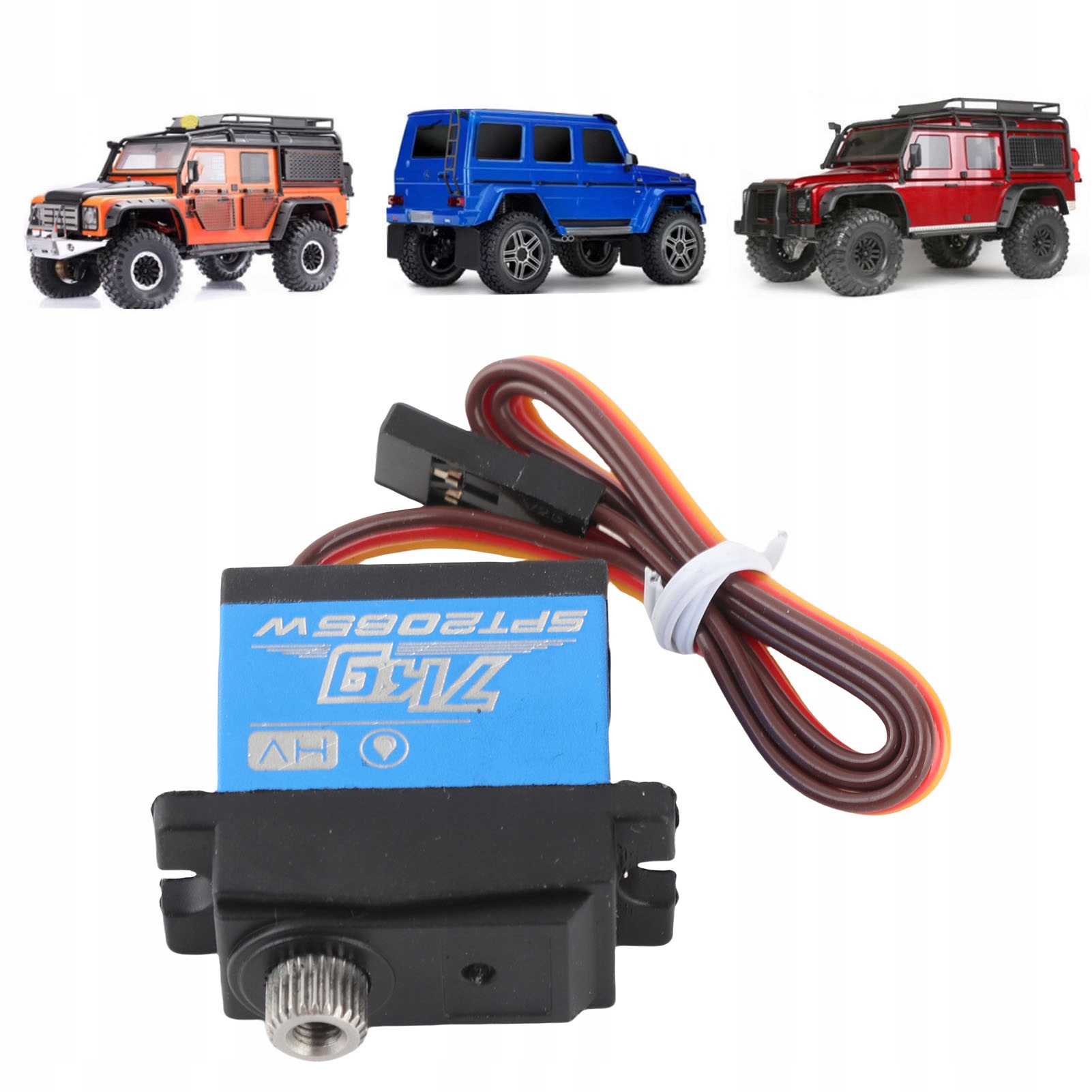 Serwo SPT2065 7KG do Traxxas TRX4M, metalowy zestaw