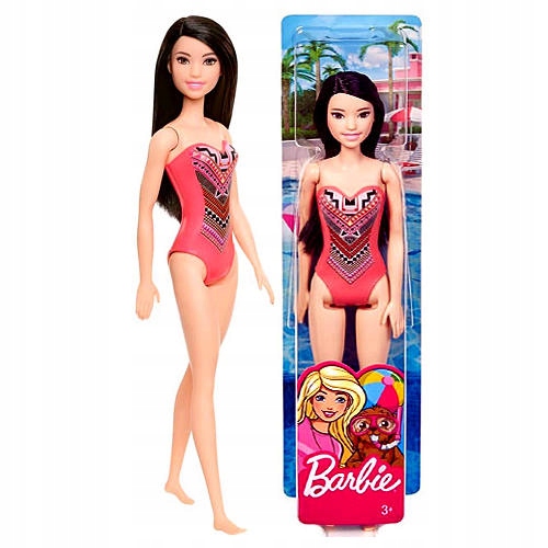 

Lalka Barbie Plażowa W Stroju Kąpielowym GHW38