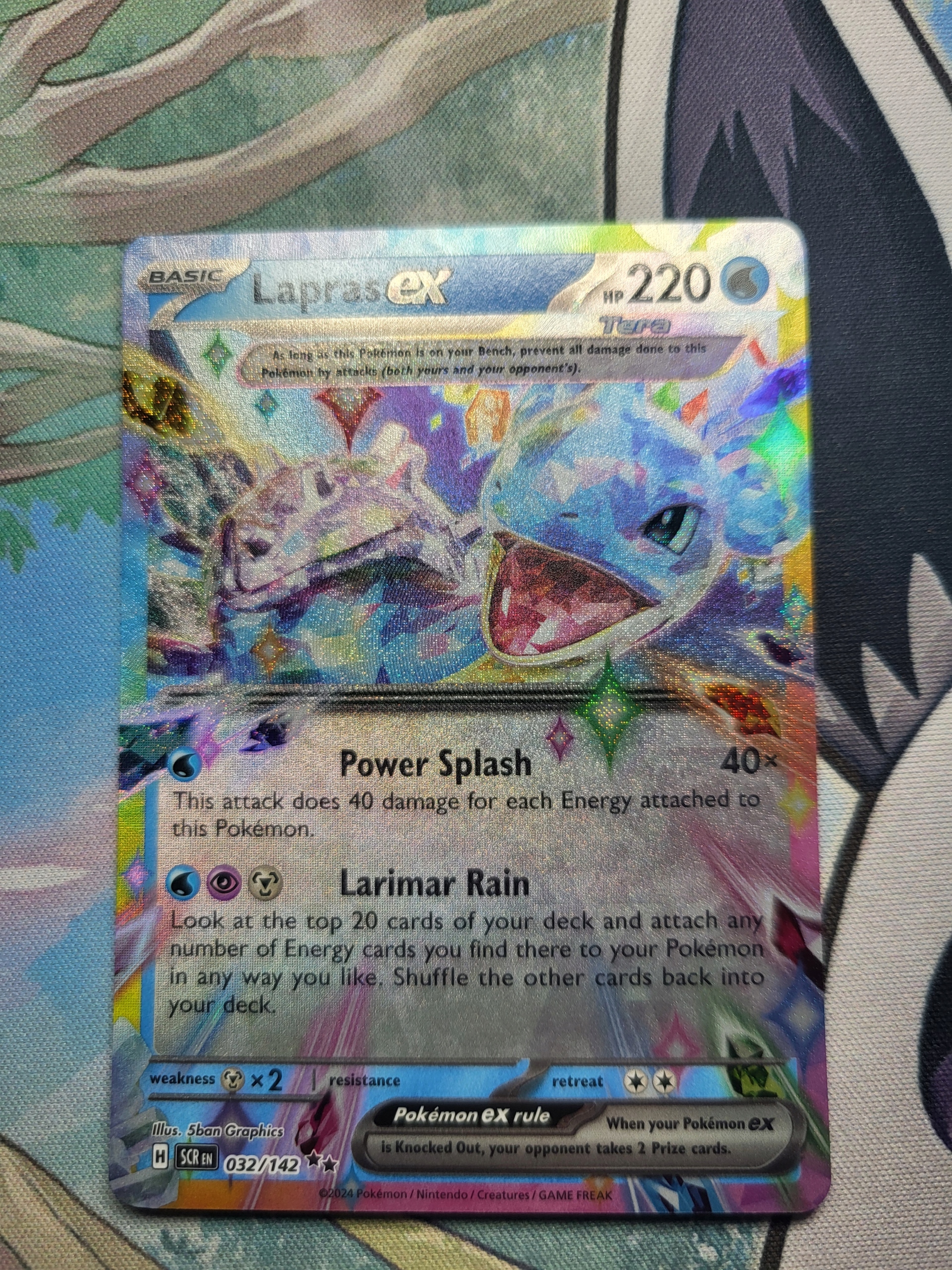 Karta Pokemon Tcg Lapras Ex (032/142)