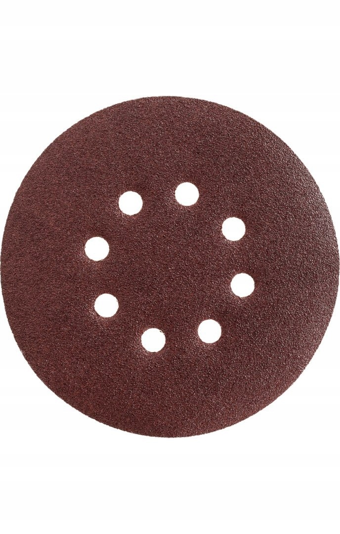Drel Krążki ścierne papier ścierny 125mm P240 na rzep z otworami 5szt