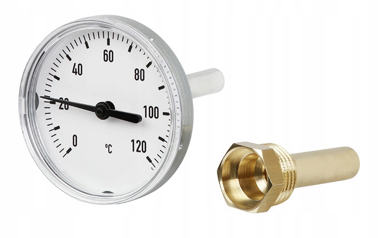 

Termometr Tarczowy Tylny 1/2 63mm 0-120C Z Osłoną