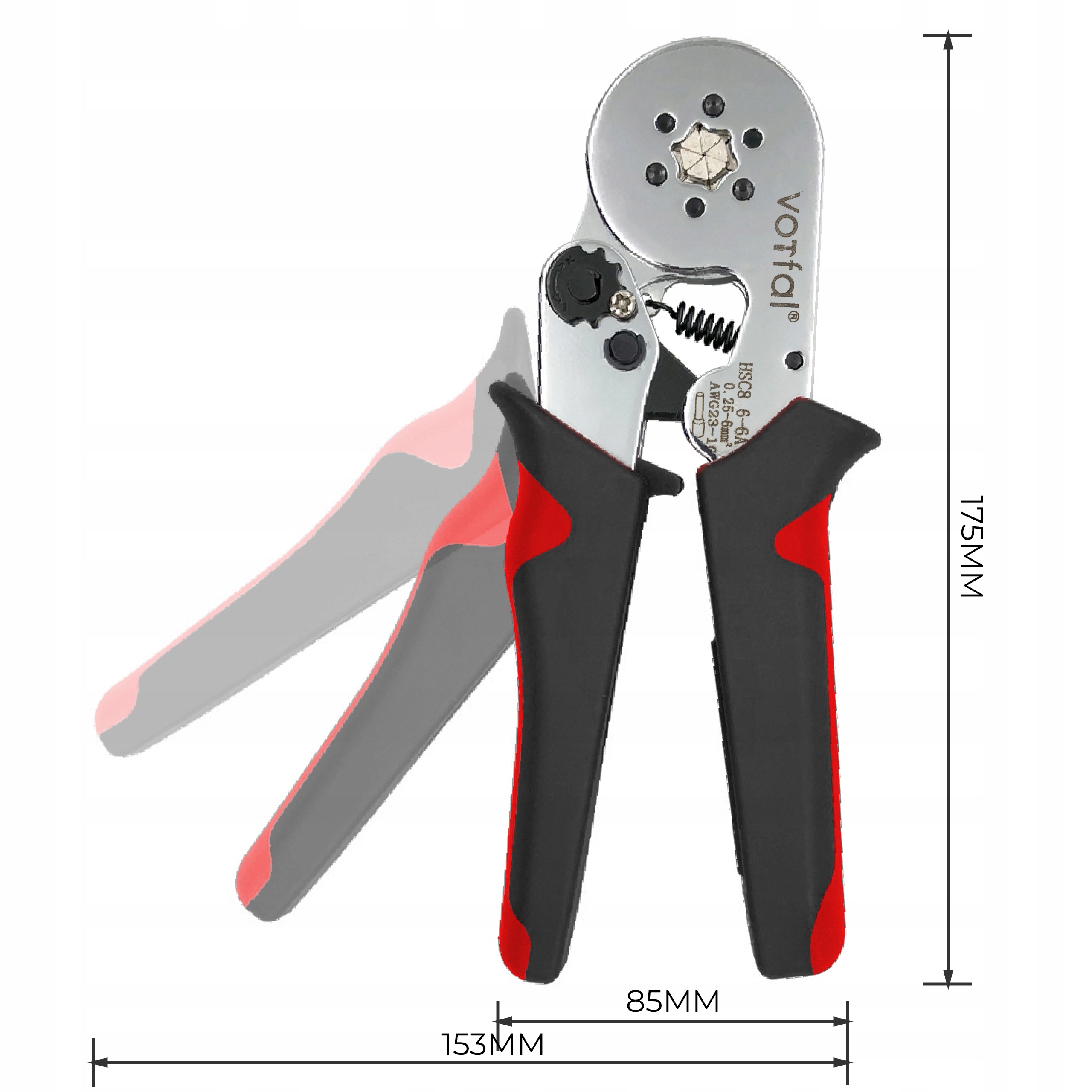 ZACISKARKA PRASKA TULEJEK DO KABLI SZEŚCIOKĄTNA Kod producenta V07219