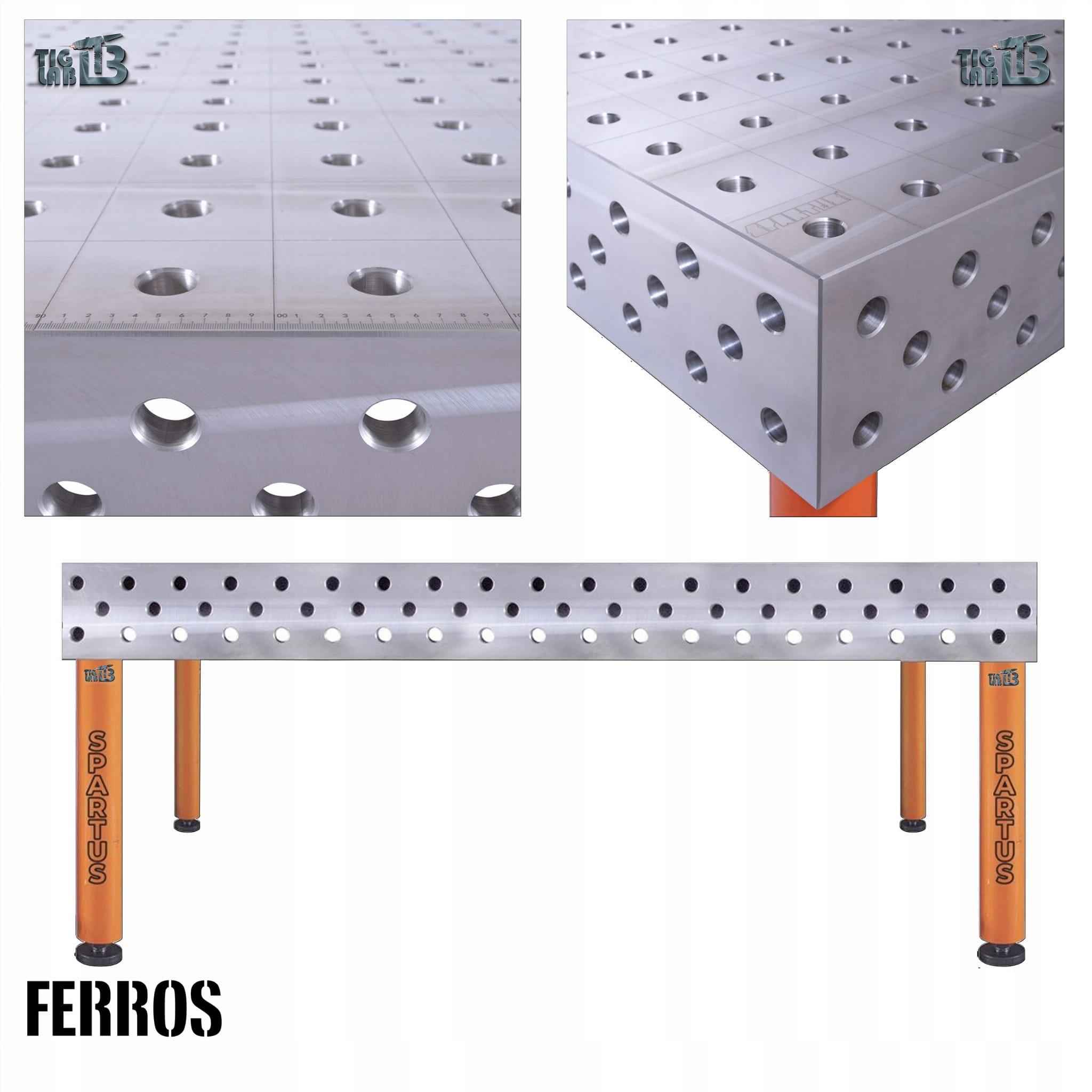 FERROS 3D 2000 x 1000 x 200 4 nogi ze stopami L 5