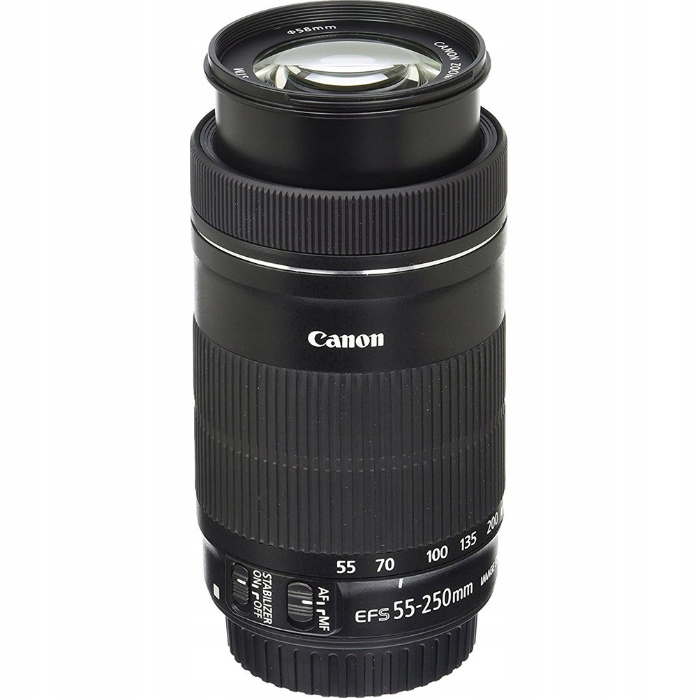 Canon Ef-s 55-250mm f/4-5.6 Is Stm 8546B002 obiektyw zmiennoogniskowy