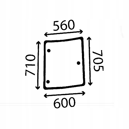 Szyba Narozna Prawa Glassinter Case 60 60 Tier3