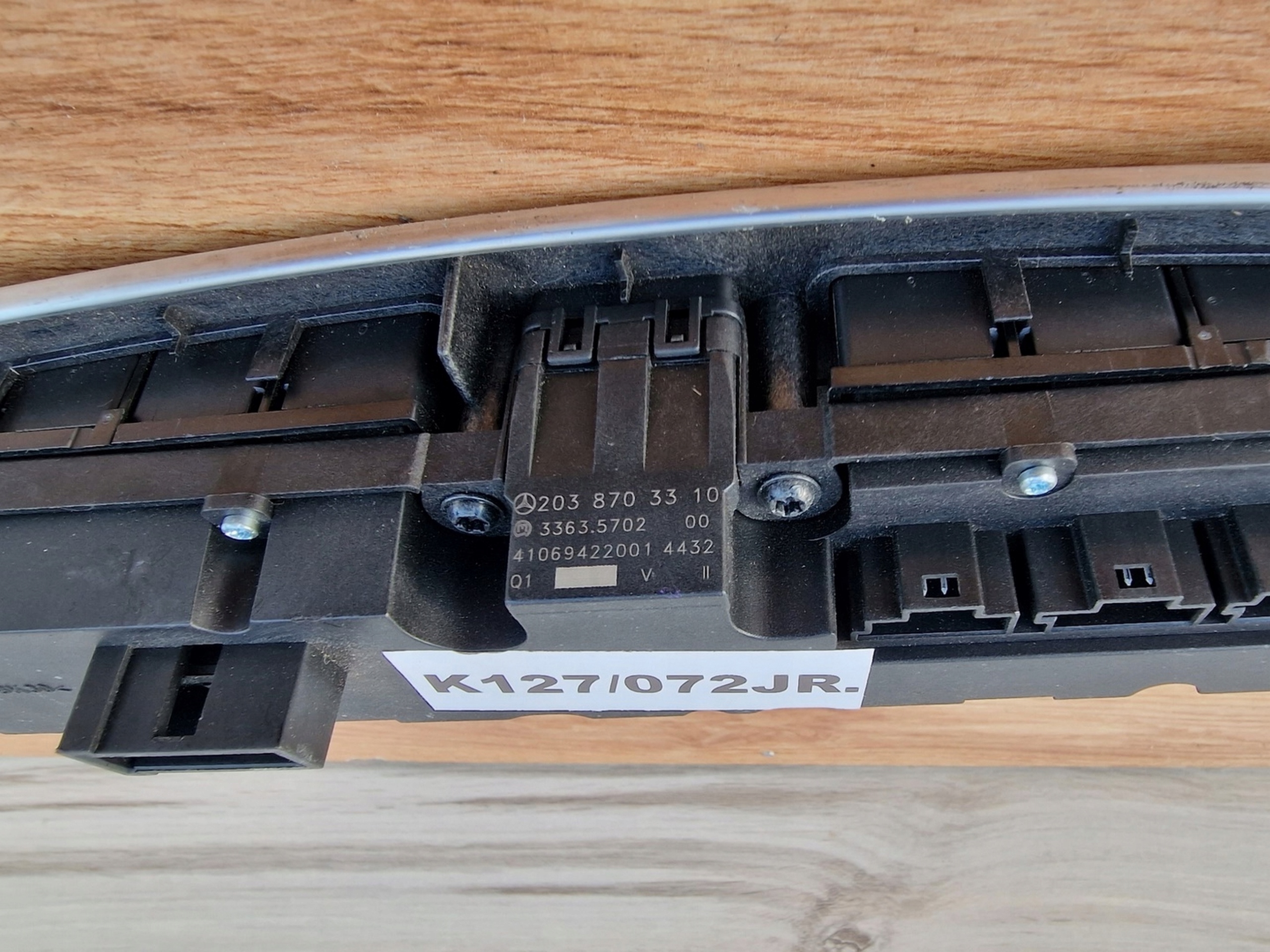 MERCEDES C-KLASA W203 PANEL of warning lights switch