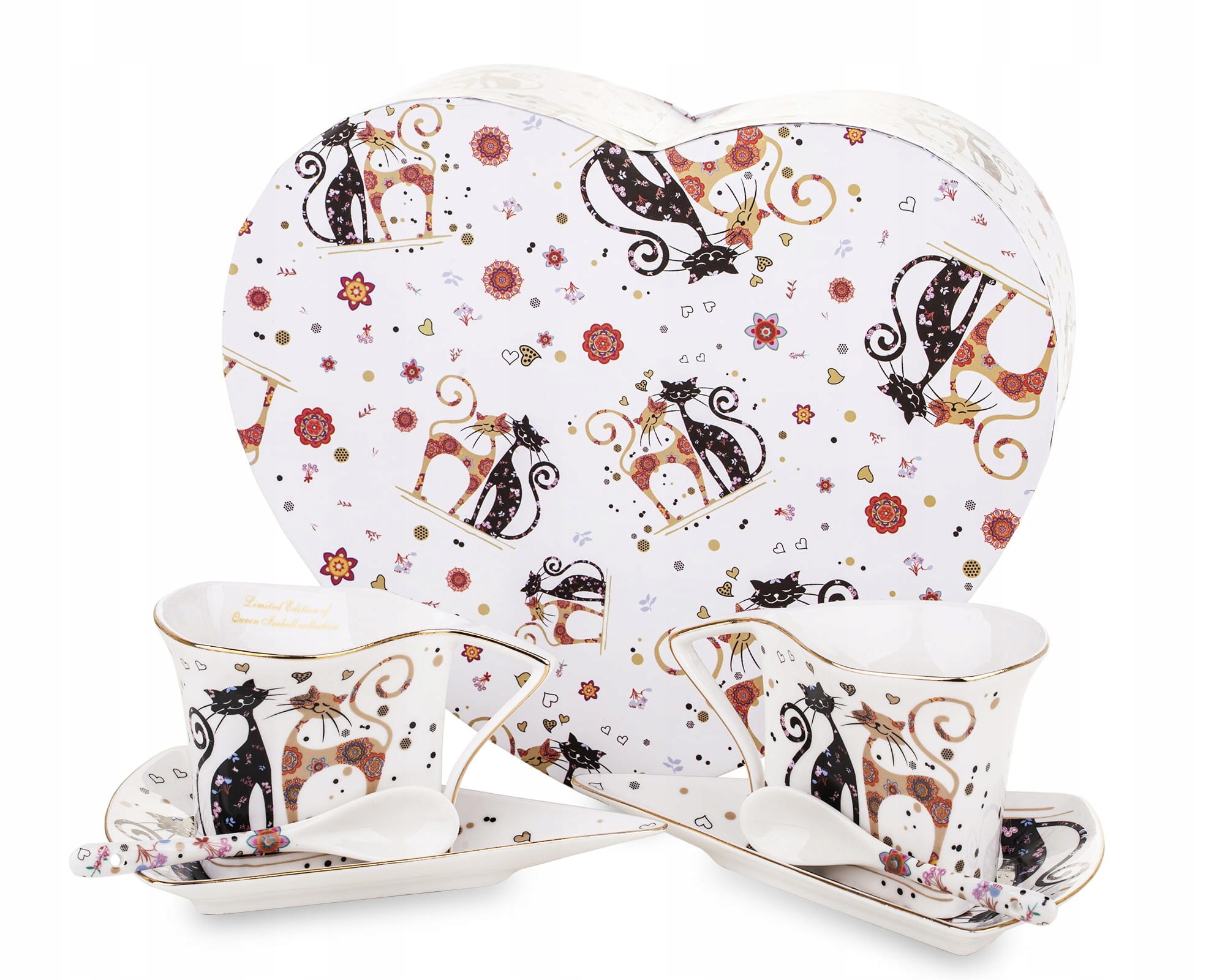 Porcelánový Šálek pro kočky Queen Isabell 180 ml 2 ks